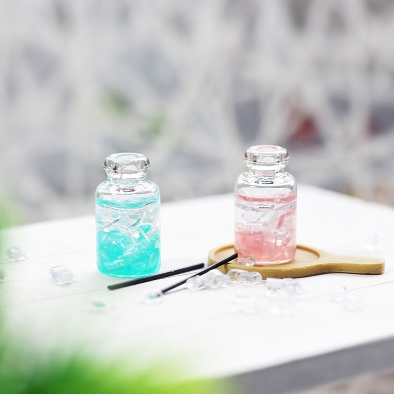 Mô Hình Ly Bánh Kem Bằng Kính Thật Cho Nhà Búp Bê Tỷ Lệ 1 / 12