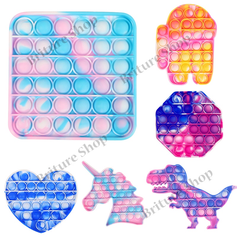 Nút bật bong bóng hình trái tim giải tỏa căng thẳng