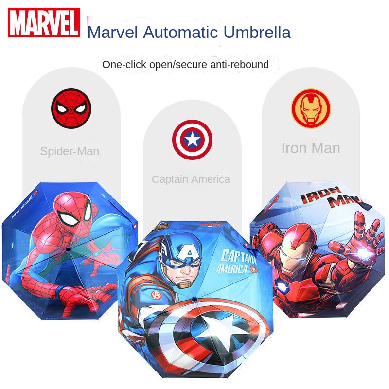♛Dù In Hình Người Nhện Marvel Gấp Gọn Tự Động Dễ Mang Cho Bé