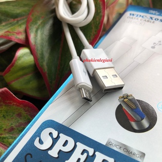 XÃ HÀNG THANH LÝ Cáp sạc Micro usb hiệu WDC X05 mã trơn