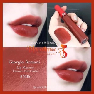 Son kem Giorgio Armani Lip Maestro màu 200 - Terra, 206 - Cedar