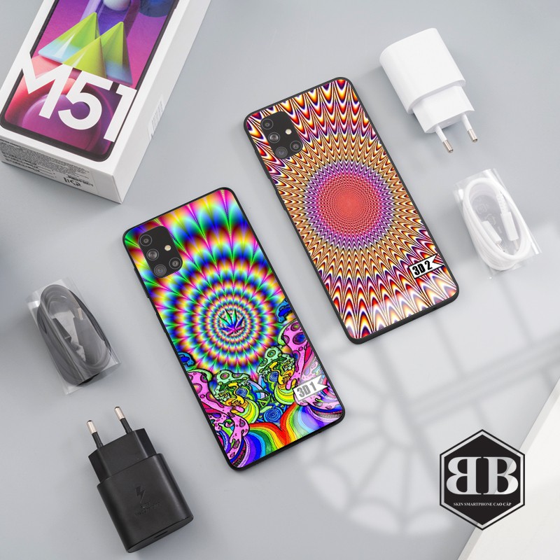 Ốp lưng kính cường lực Samsung Galaxy M51 in hình theo yêu cầu