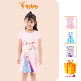 Váy đầm bé gái sát nách Rabity hình Elsa dáng suông đuôi cá 5515.5516.5545