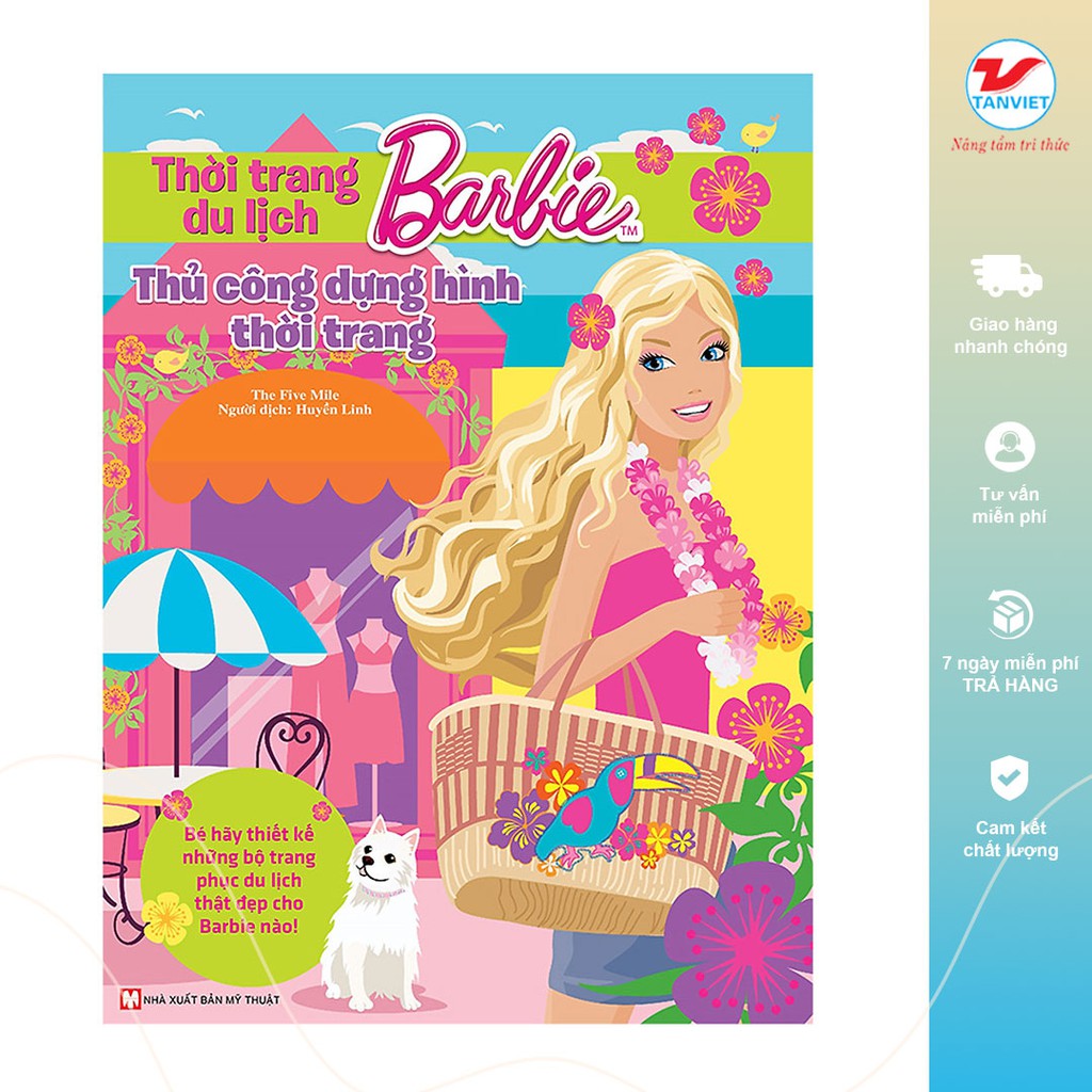 Sách Ghép Hình - Barbie Thủ Công Dựng Hình Thời Trang - Thời Trang Du Lịch