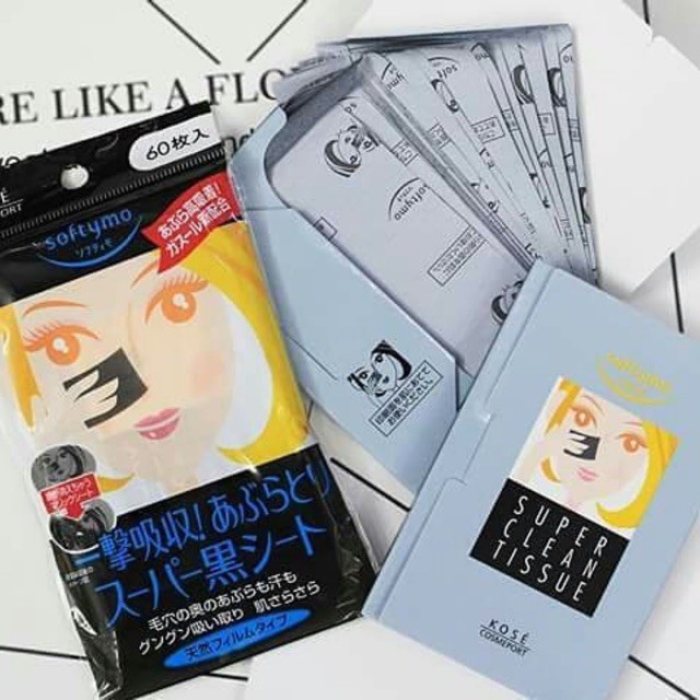 🍊Giấy Thấm Dầu 🍊 Kose 🍊 Than Hoạt Tính 60 Tờ 🍊 | BigBuy360 - bigbuy360.vn