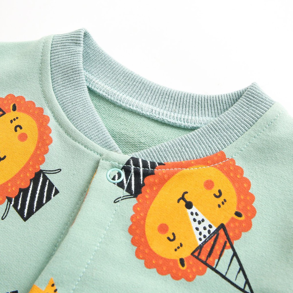 Áo liền quần Sanlutoz in họa tiết hoạt hình phong cách mùa đông cho trẻ em