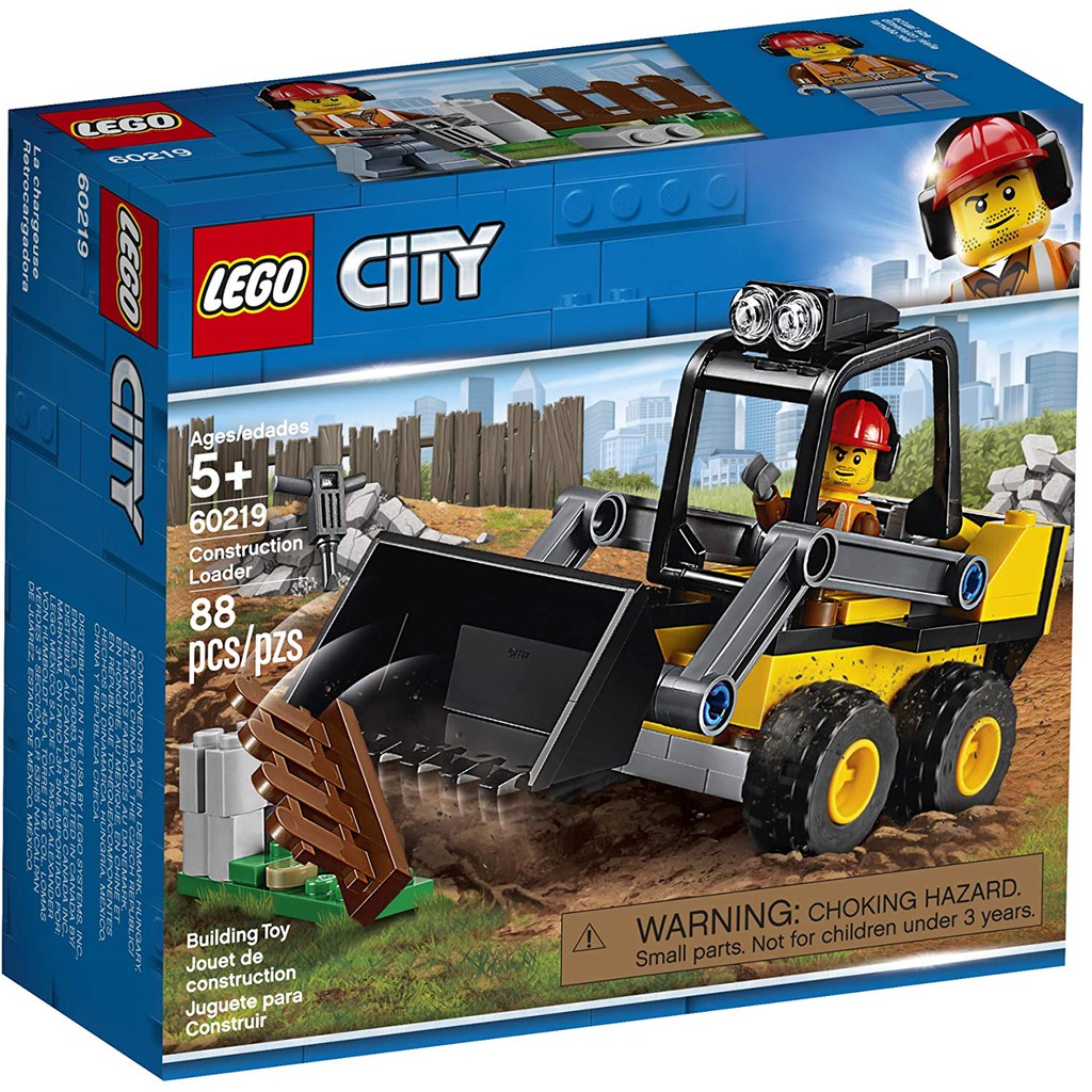 LEGO CITY 60219 Xe Xúc Công Trình ( 88 Chi tiết)