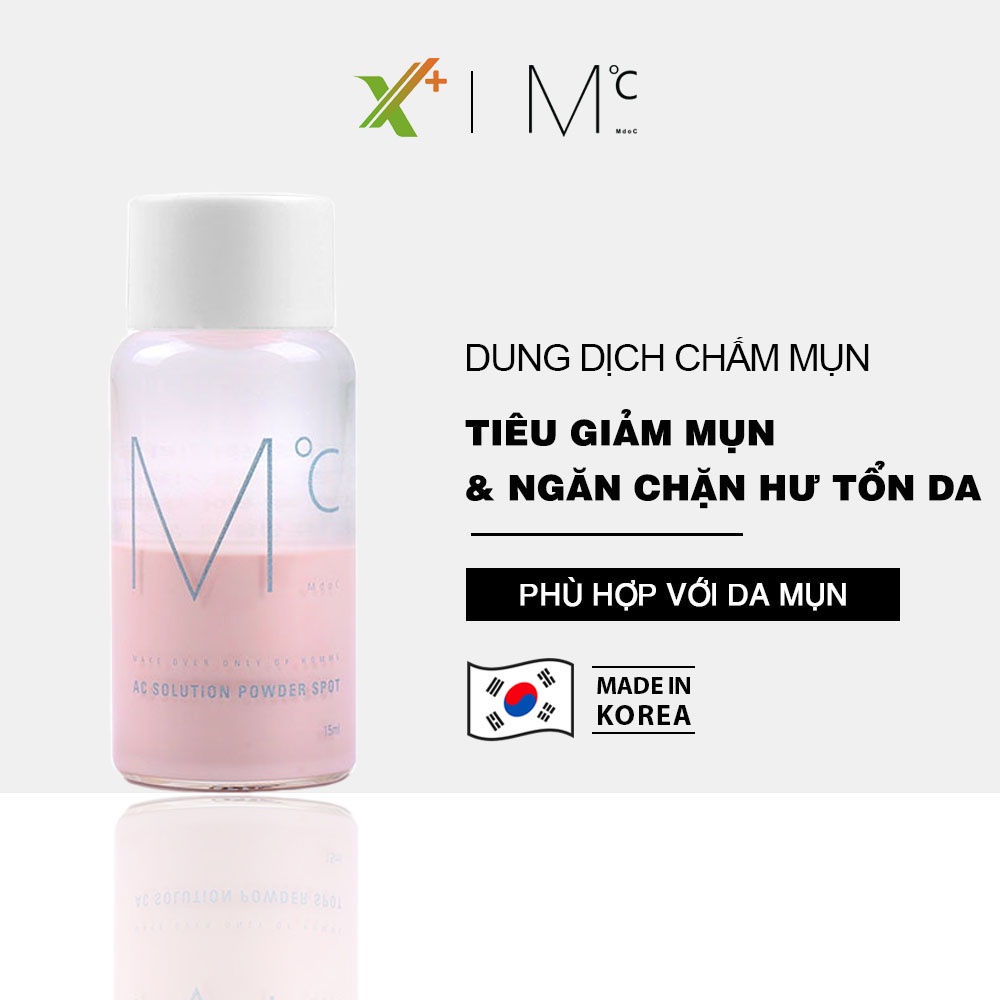 Dung dịch chấm mụn MdoC AC Solution Powder Spot 15ml dành cho cả nam và nữ X6-MCM01