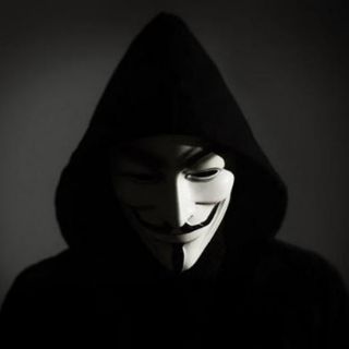 Mặt nạ Hacker đen. Hoá trang Halloween