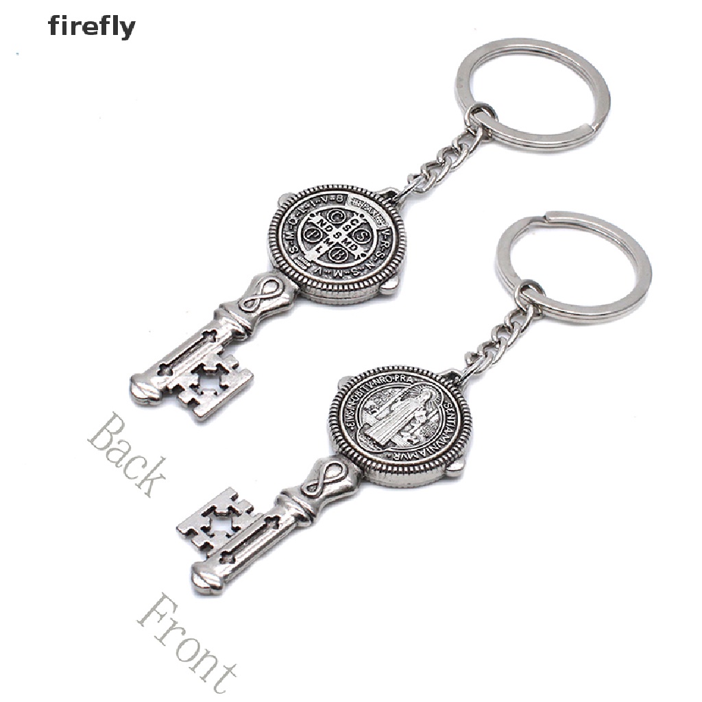 Móc Khóa Xe Hơi Thánh Benedict Jesus