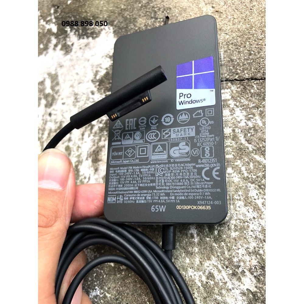 Sạc Máy Tính Microsoft Surface Pro X bảo hành 12 tháng loại tốt