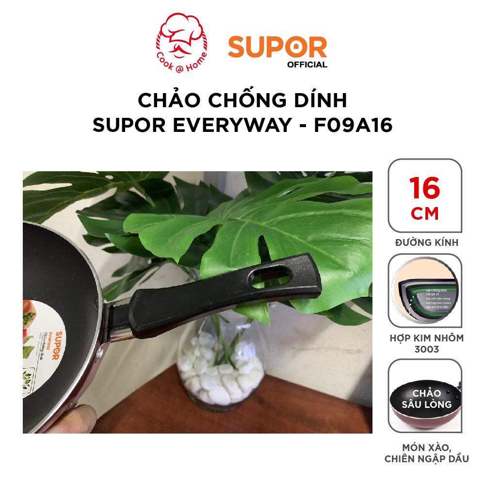 Chảo chống dính Supor Everyway F09A16-16cm