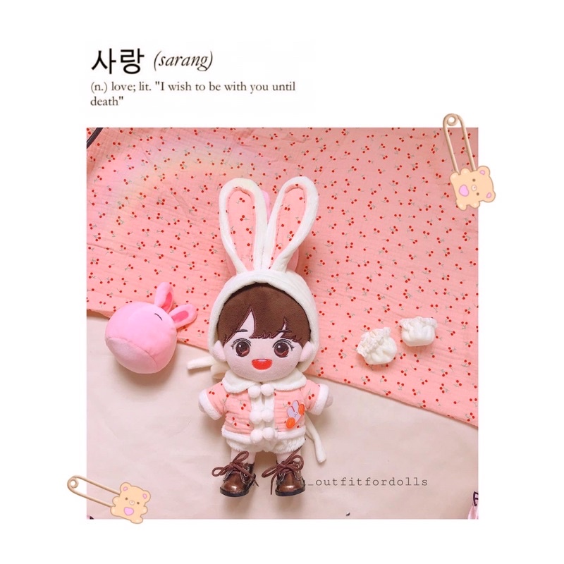 Set Pink Cherry- 15-20-40cm-idv