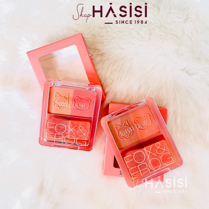 Má Hồng SIVANNA COLORS - Perfect Duo Flush Blush HF116 3.2g
