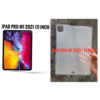 Bộ ốp lưng nhám+ kính cường lực iPad Pro M1 2021 ( 11 inch)