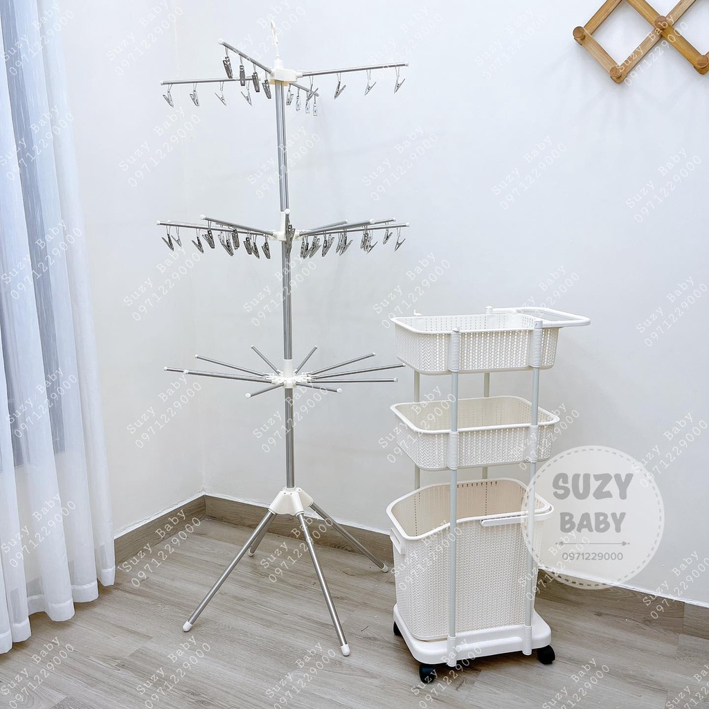 KỆ NHỰA 3 TẦNG DI ĐỘNG PLASTIC