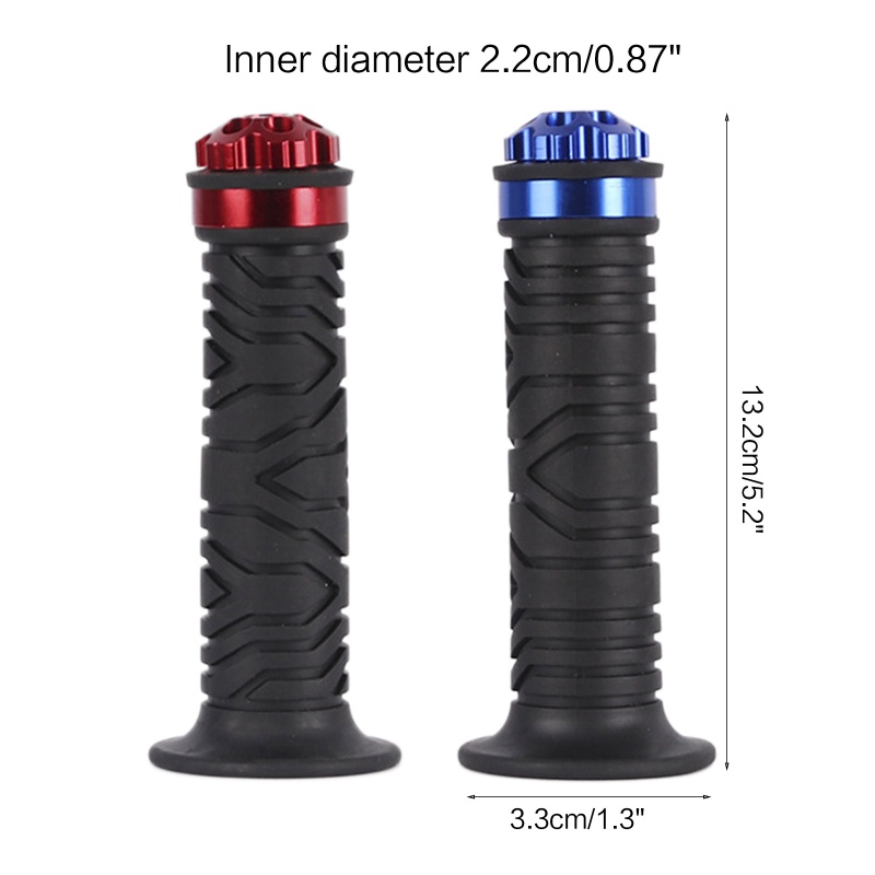 1 Cặp Bọc Tay Lái Xe Máy Bằng Cao Su 22mm Chống Trượt