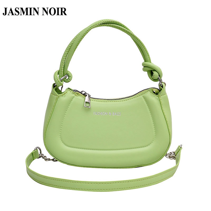 Túi xách JASMIN NOIR da PU phối dây xích thời trang sành điệu cho nữ