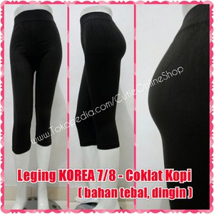 Quần Legging Lửng 7 / 8 - Màu Cà Phê Socola Phong Cách Hàn Quốc