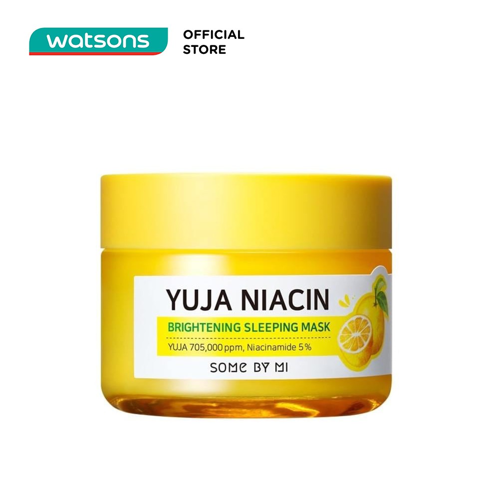 Mặt Nạ Ngủ Some By Mi Yuja Niacin 30 days Miracle Brightening Sleeping Mask 60g