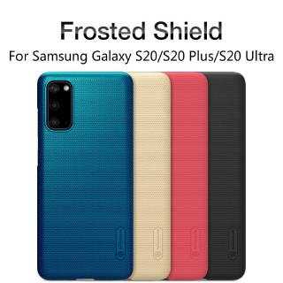 NILLKIN Frosted PC Matte Hard Back Cover Phone Case For Samsung Galaxy S20/S20 Plus/S20 Ultra with Phone Holder