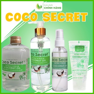 Dầu dừa nguyên chất ép lạnh Coco Secret, dầu dừa hữu cơ ép lạnh dưỡng mi, dưỡng tóc, dưỡng da, nấu ăn...