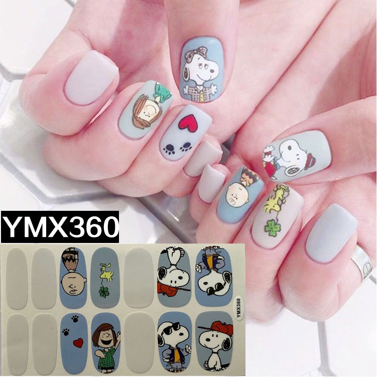 Bộ dán móng tay BIM HOUSE gồm 14 nail stick không thấm nước, độ đàn hồi tốt