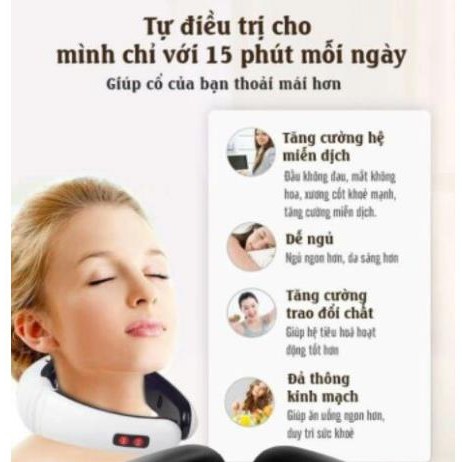 Máy massage vai cổ gáy 3D / Máy massage vật lí trị liệu cao cấp