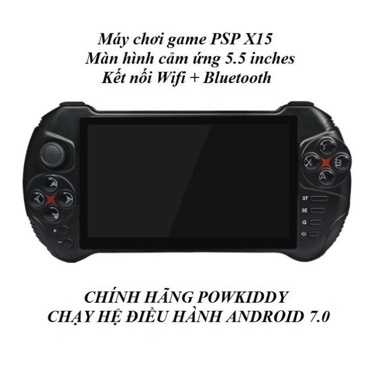 Máy Chơi Game Cầm Tay X15 Hệ Điều Hành Android 7.0 Hỗ Trợ Full game PSP/PS1/N64 Cân God Of War/PUBG Màn Hình Cảm Ứng