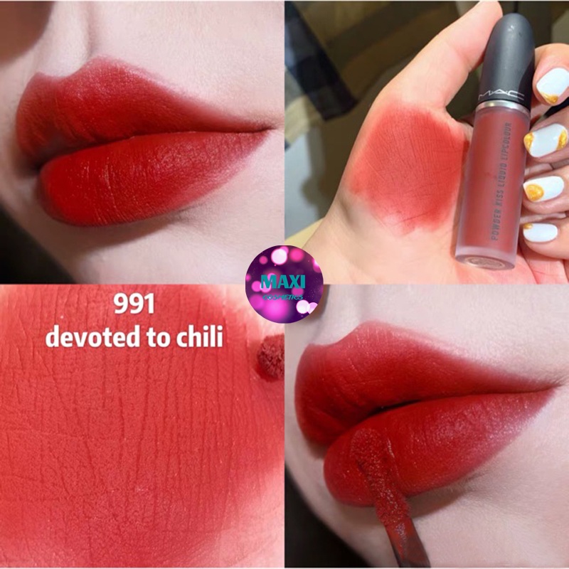 Son Kem Lì MAC 991 - Devoted To Chili Màu Đỏ Đất