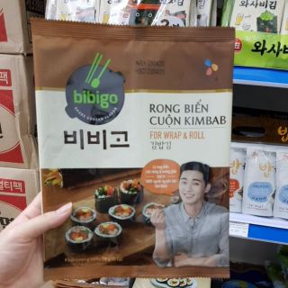 Rong biển cuộn kimbap Bibigo 10g - 5 lá