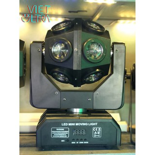 Đèn Moving 12 Mắt Led 1 Trục Xoay