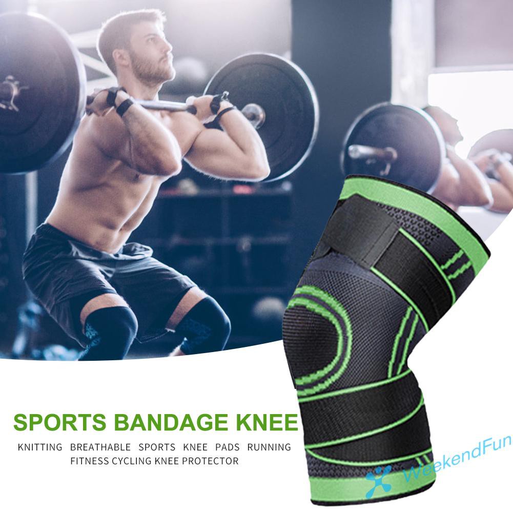 【COD】Compression Knee Pad Anti Slip Basketball Running Cycling Sports Knee Brace
