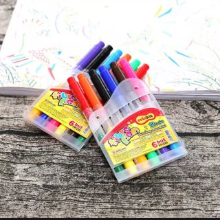 Bút Lông 2 Đầu Thiên Long FP-C01 (12 Màu)