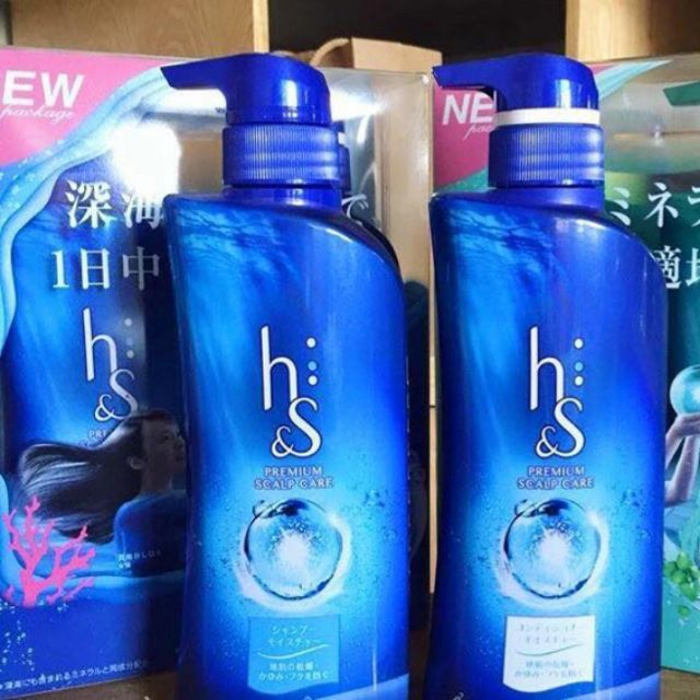 BỘ GỘI và XẢ DƯỠNG TÓC h&s PREMIUM SCALP CARE SHAMPOO & CONDITIONER