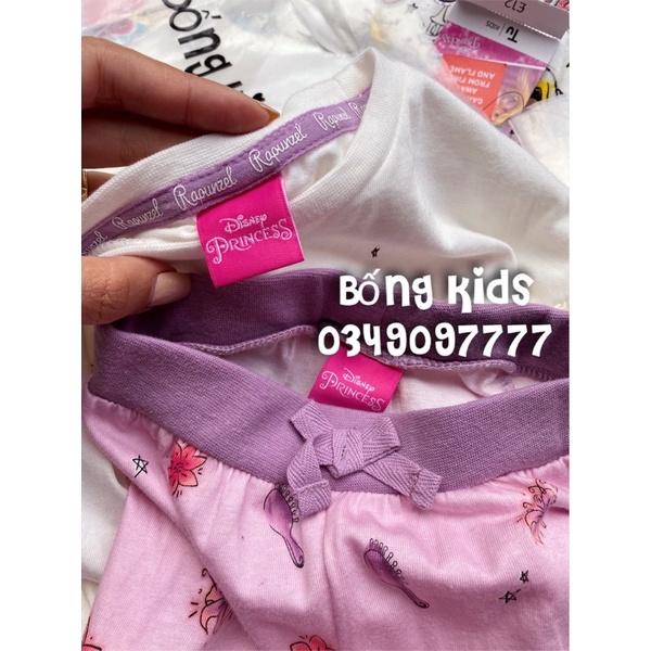 Bộ Thu Bé Gái Công Chúa Hồng Tím Tu