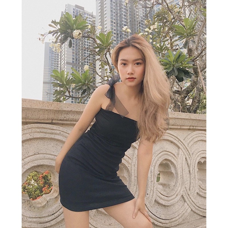 Đầm Ôm Body Thắt Ruy Băng Sang Chảnh D7