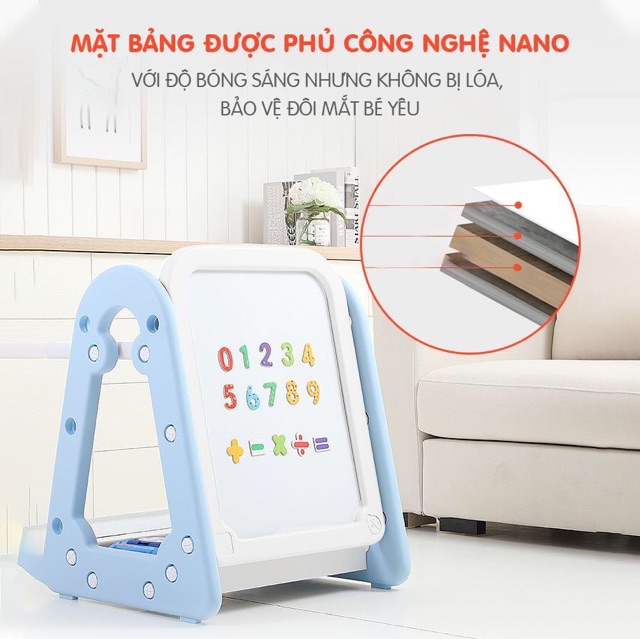 Set bàn ghế, bảng vẽ HOLLA siêu tiện lợi cho bé