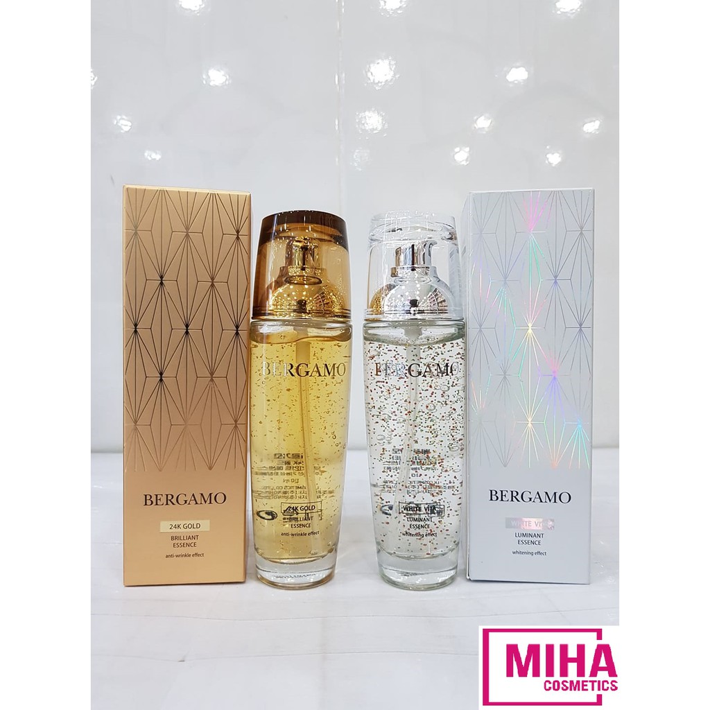 Tinh Chất Vàng 24K Dưỡng Trắng Nâng Cơ Chống Lão Hóa BERGAMO 110ml Hàn Quốc