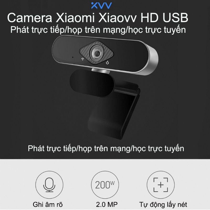 XVV-6320S-usb Xiaov Webcam FULLHD 1080P Camera Web Thông Minh Tích Hợp Micro, Góc rộng 150°