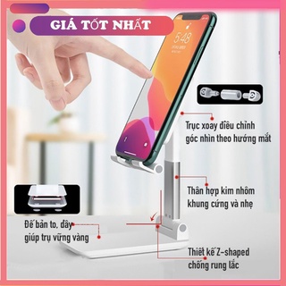Giá đỡ điện thoại, ipad để bàn gấp gọn cao cấp