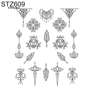 Tờ sticker dán trang trí móng thời trang