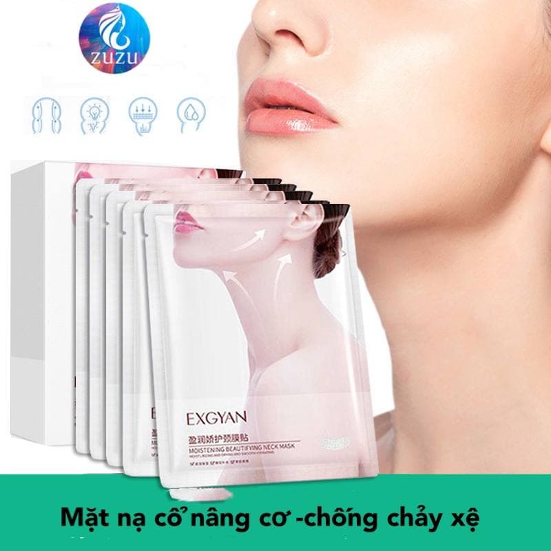 Mặt nạ dưỡng da, dưỡng trắng chăm sóc dưỡng ẩm giảm nếp nhăn giúp da vùng cổ săn chắc
