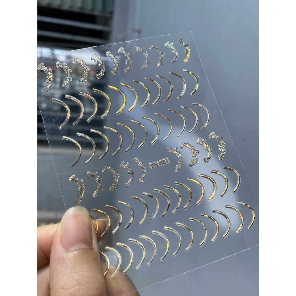 Sticker dán móng bướmm ong độc lạ