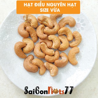 Hạt Điều rang không muối - Hạt điều bóc vỏ rang chín 500g