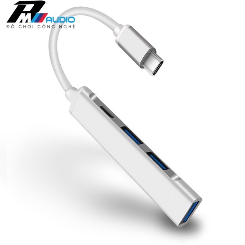 Bộ chia cổng USB,Hub USB-TyeC,Lightning có hỗ trợ OTG kết nối với điện thoại,bảo hành 1 đổi 1-BMVAUDIO