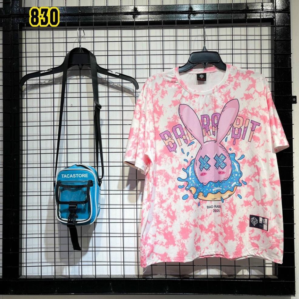 Áo Thun Loang - Áo Phông Loang Nam Nữ Tay Lỡ Unisex - Hot Trend Hàng Cao Cấp Loại 1, Vải Thun Lạnh 4C Đầu Thỏ Rabbit