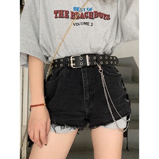 Belt lỗ basic tặng kèm chain