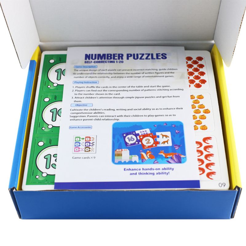 Bộ Đồ Chơi Xếp Hình Đếm Số Giáo Dục Sớm Cho Bé