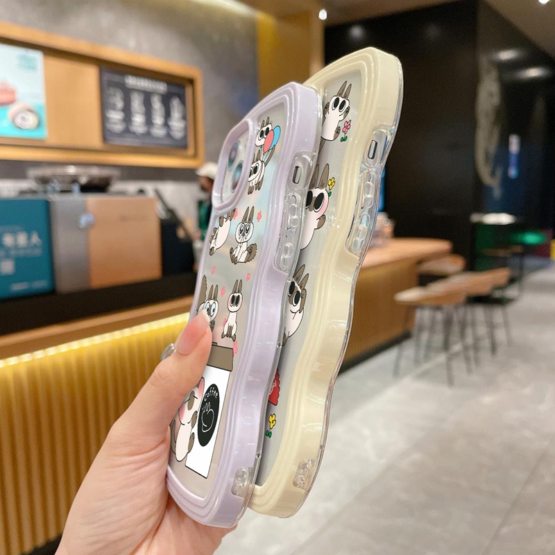 Suntaiho Ốp lưng Ốp Điện Thoại TPU Mềm Trong Suốt In Hình Thú Hoạt Hình Cho iPhone 11 11 Pro 13 12 Pro Max X XS Max XR 7 8 Plus